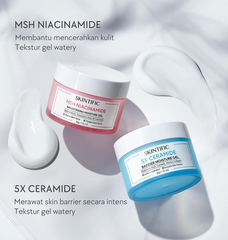 Perbedaan Moisturizer Skintific Biru dan Pink