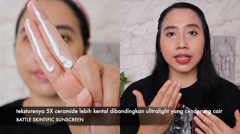 cara pakai skintific Sunscreen