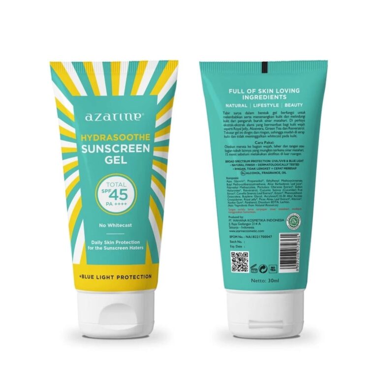 Sunscreen Azarine Hydrasoothe untuk Kulit Berminyak dan Kulit Berjerawat yang Tepat