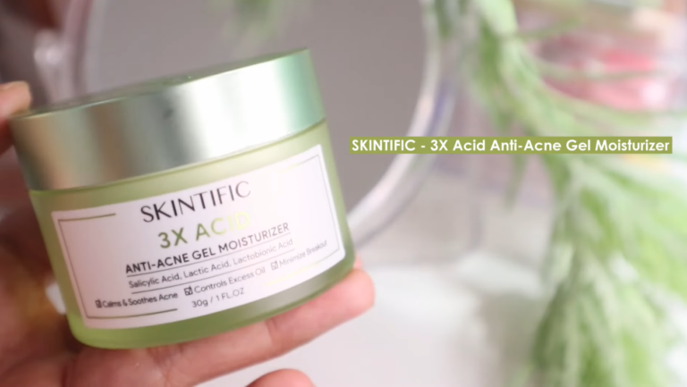 Skintific 3x Acid Anti Acne Gel Moisturizer Mengatasi jerawat dengan lebih cepat